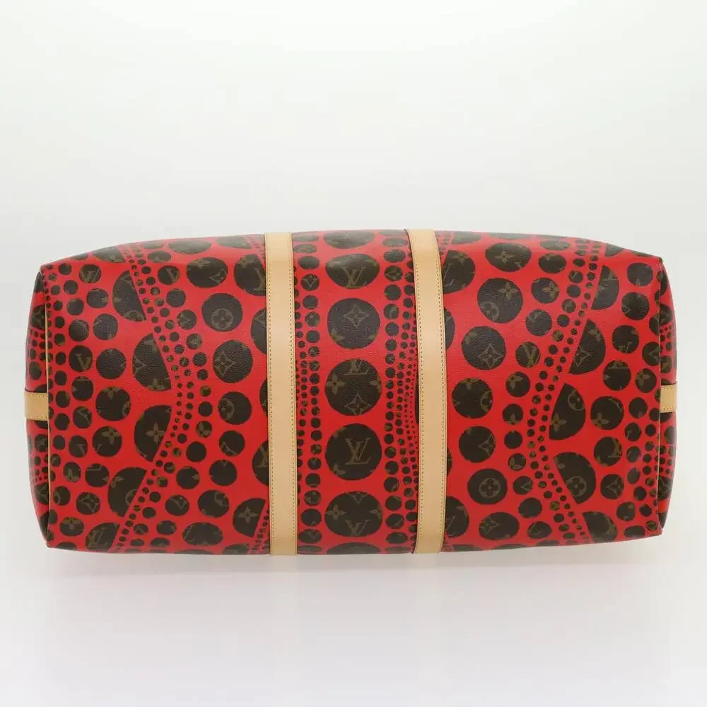LOUIS VUITTON Monogram Yayoi Kusama Keepall Bandouliere55 Bag M40695